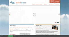 Desktop Screenshot of cloudstreet.co.uk