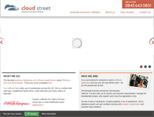 Tablet Screenshot of cloudstreet.co.uk